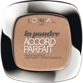 LOréal París Accord Parfait D7 Canelle Polvos Compactos Matificantes Y Unificantes Piel Media-Oscura 9 Gms