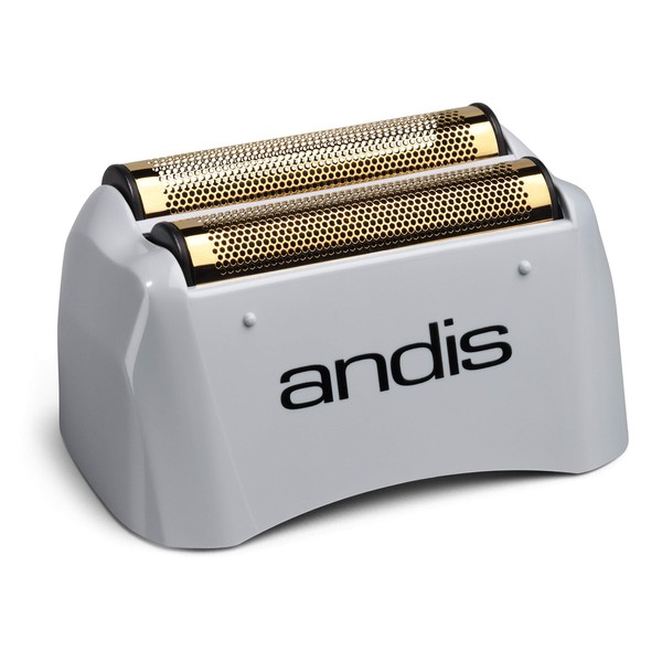 Andis 17160 Replacement Foil for Pro-Foil & Lithium Shaver - Super Soft Gold Titanium Cutters, Close & Smooth Cutting, Zero Finish with No Bumps/Irritation - Compatibles with Andis Models, Gray