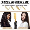 Peine Eléctrico Caliente Alisador De Pelo Barba 80c - 210c