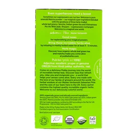 PUKKA HERBAL AYURVEDA Organic Supreme Green Matcha Tea 20bags (PACK OF 1)