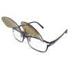 Cliponkeeper 9338 Polarized Bib Clip On Sunglasses, Over Glasses, UV
