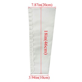 Cxapnstou Satin Adjustable Corset Kits to Replace a Zipper for Women Wedding Gown Dress,Ivory,10 Inches