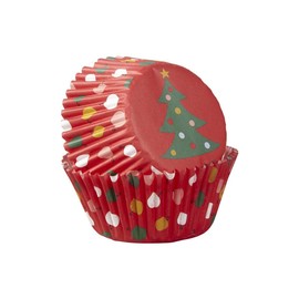 Standard Baking Cups-Christmas Traditional Tree 75/Pkg