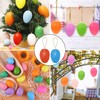 Pack of 12 Easter Eggs Hanging Easter Eggs with Ribbon,