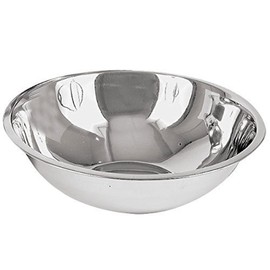 Royal Industries Mixing Bowl, Stainless Steel, 20 qt, 18 3/4" Diam x 6" Depth, Commercial Grade