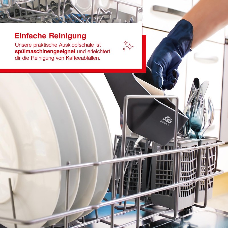 Solis Coffee-Emptying Container Black