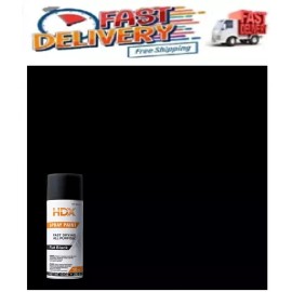 HDX 10 Oz. All Purpose Flat Black Spray Paint