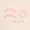 Maggidea French False Nails, Acrylic French Stick on Nails, 24pcs