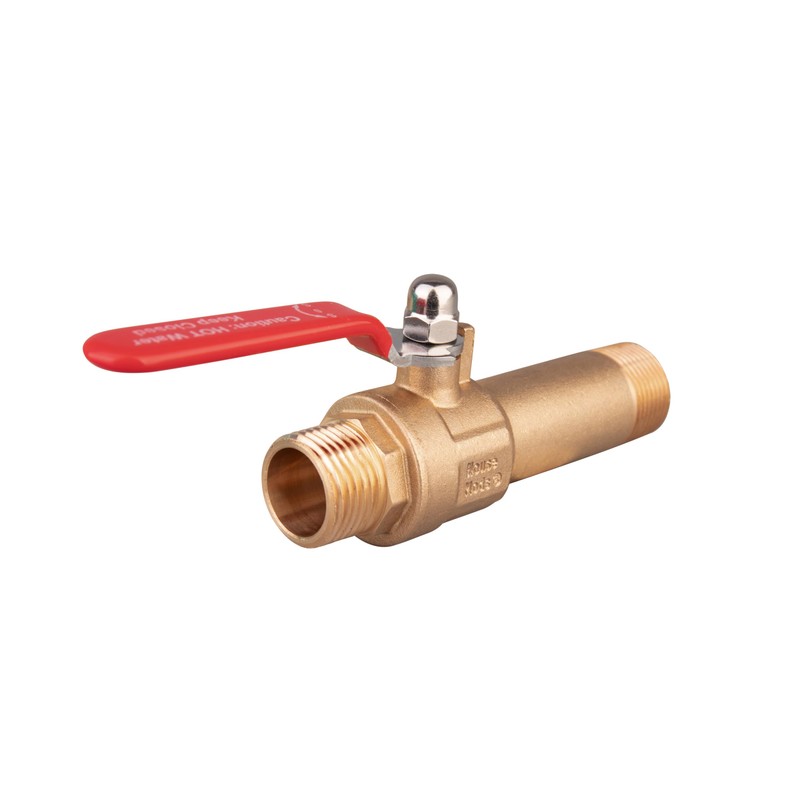 House Mods HMP012 Full Port Water Heater Straight Drain Valve(LF