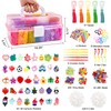 Inscraft 17500+ Rubber Loom Bands with 3 Layer Pink Container,