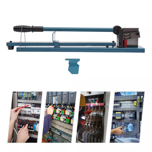 Unbranded Manual DIN Rail Cutter Double Slot Iron /Aluminum Rail