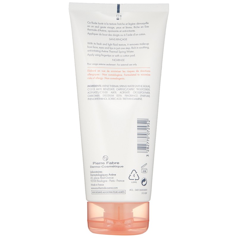 Avène Face Makeup Remover 200 ml