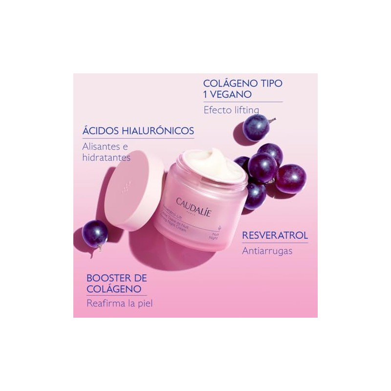 CAUDALIE Resveratrol-Lift Crema de Noche Alternativa a Retinol - 50