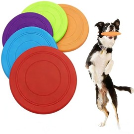 5 PCS Frisbee para Perro, Interactivo de Suave, Ideal para Juego Al Aire Libre para Perros Pequeños y Grandes, para Juego Al Aire Libre, Entrenamiento