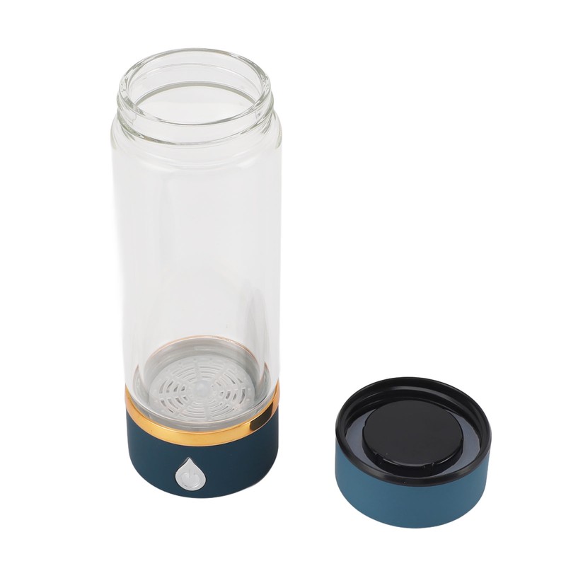 Hydrogen Water Bottle 420ml Rechargeable SPE PEM Technology Portable Hydrogen