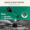 Werph 43 Gallon Compost Bin with Gloves, Fast Assembly &