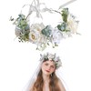 Flower Wreath and Flower Crown - Hair Band for Communion,