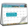 CRANBURY Small Desk Calendar 2025, (8x6", Artwork), Standing Desk Calendar