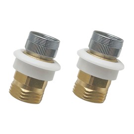 2PCS Snap Coupling Adapter Faucet Adapter fit Male 15/16-27 or Female 55/64-27 x Male 3/4 Garden Hose,Humidifiers,Portable Dishwasher,for Haier&DANCO Washing Machine (2)