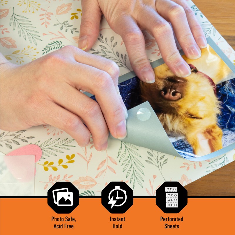 Gorilla Permanent Adhesive Dots, Double-Sided, Clear, 0.5" Diameter, 150 Pieces