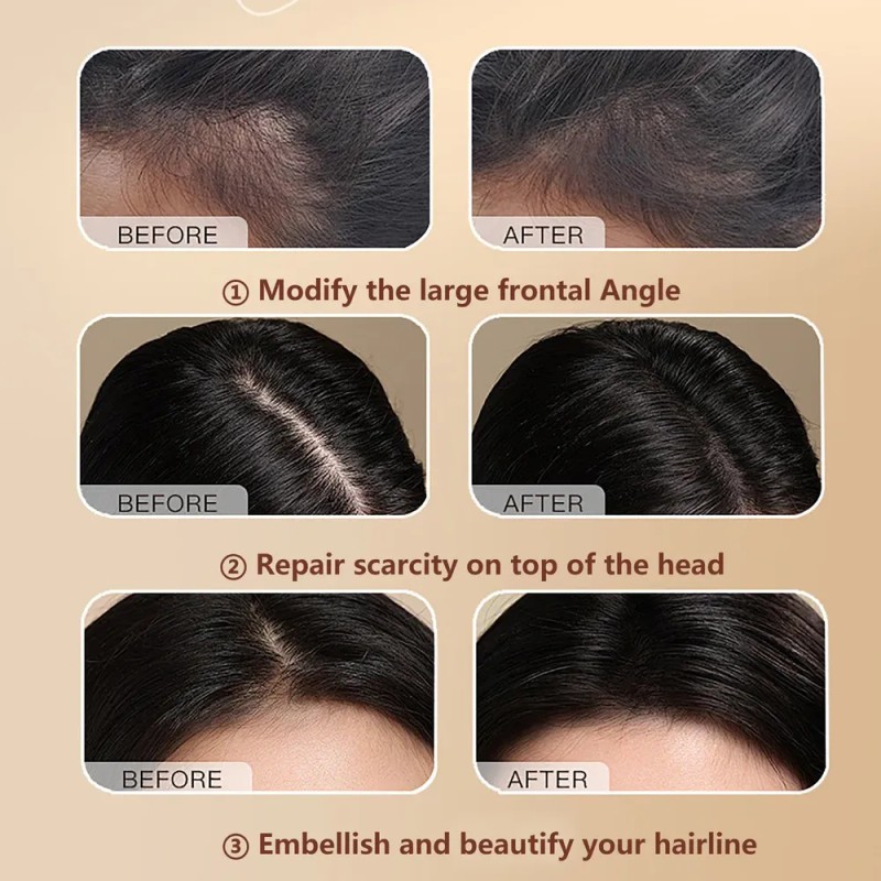 Polvo Hairline Para Rellenar Las Costuras Del Cabello