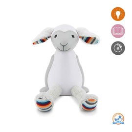 ZAZU - FIN Le Schaf Nachttischlampe und Nachtlicht – Freund ideal zum Lesen am Abend (grau)