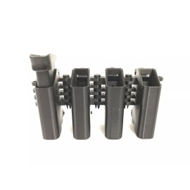 MCE Digital Armory eAMP Enforcer - Glock 43 Full 9mm Quad Mag Pouch - 0463-D