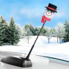 Tenna Tops Frosty Snowman Car Decor Antenna Topper Auto Accessory