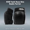 REKD Junior Heavy Duty Triple Pad Set, Complete Protection Pack,