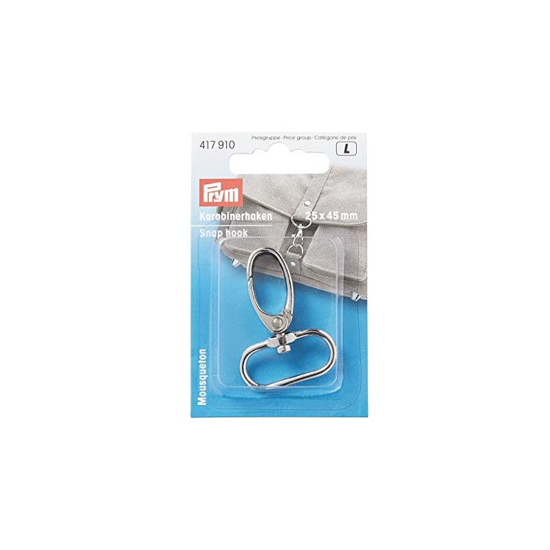 Prym Snap Hook, Silver, One Size