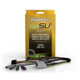 Idatalink Maestro HRN-HRR-SU1 T-Harness for Select Subaru Vehicles 2008-15, replace the factory radio while retaining steering wheel controls & use of factory amp (ADS-MRR or ADS-MRR2 module required)
