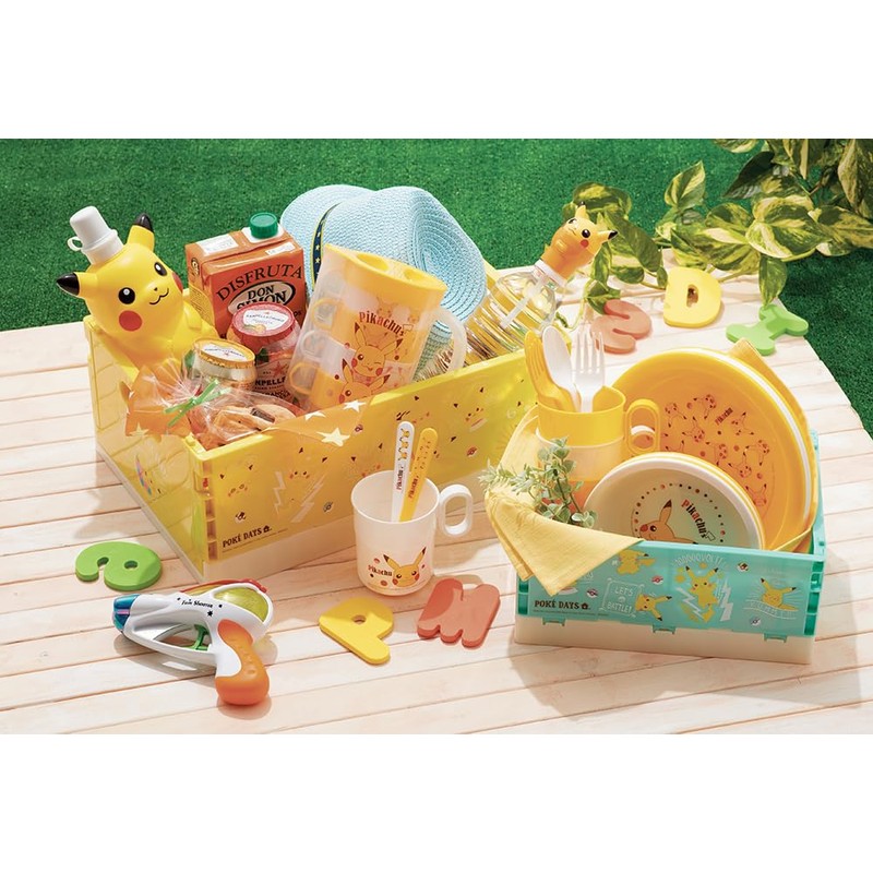 Skater CTO1-A Storage Box, Foldable, Storage Container Box, S, Pokémon,