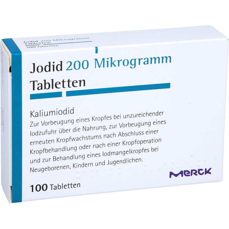 Jodid 200 microgram tablets, pack of 100 tablets