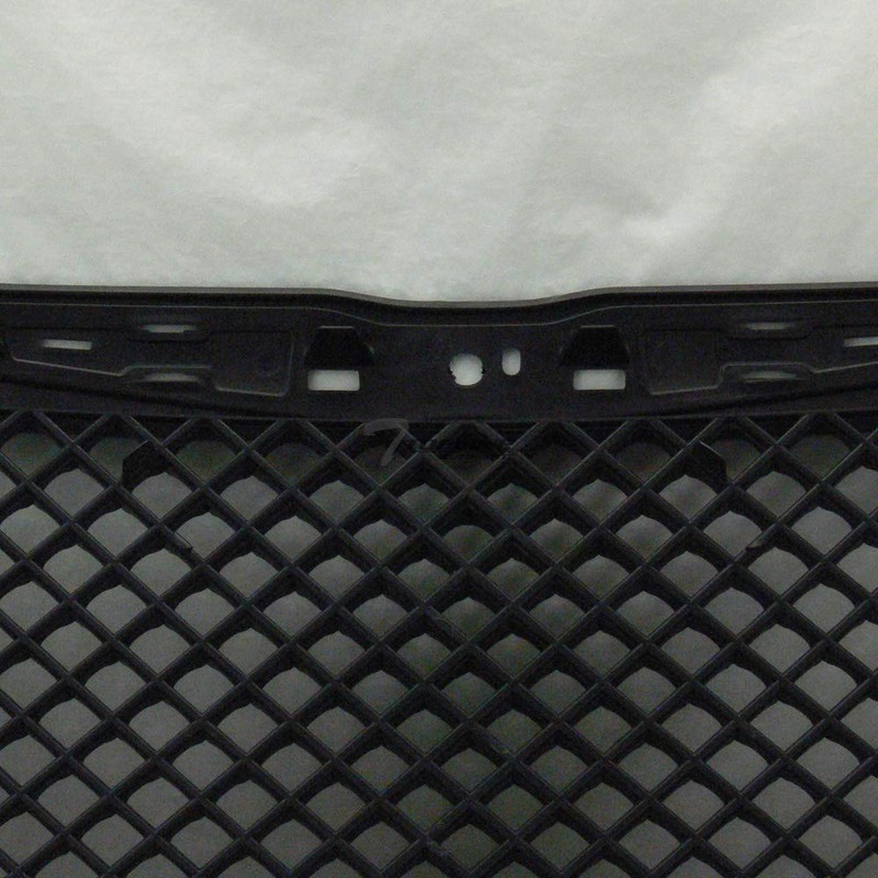 Glossy Black Mesh Front Hood Bumper Grill Grille Guard ABS