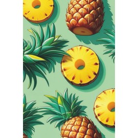 Pineapple Paradise Notebook – Glossy 3D Tropical Fruit Cover – Lined Journal for Writing, Notes, and Creativity