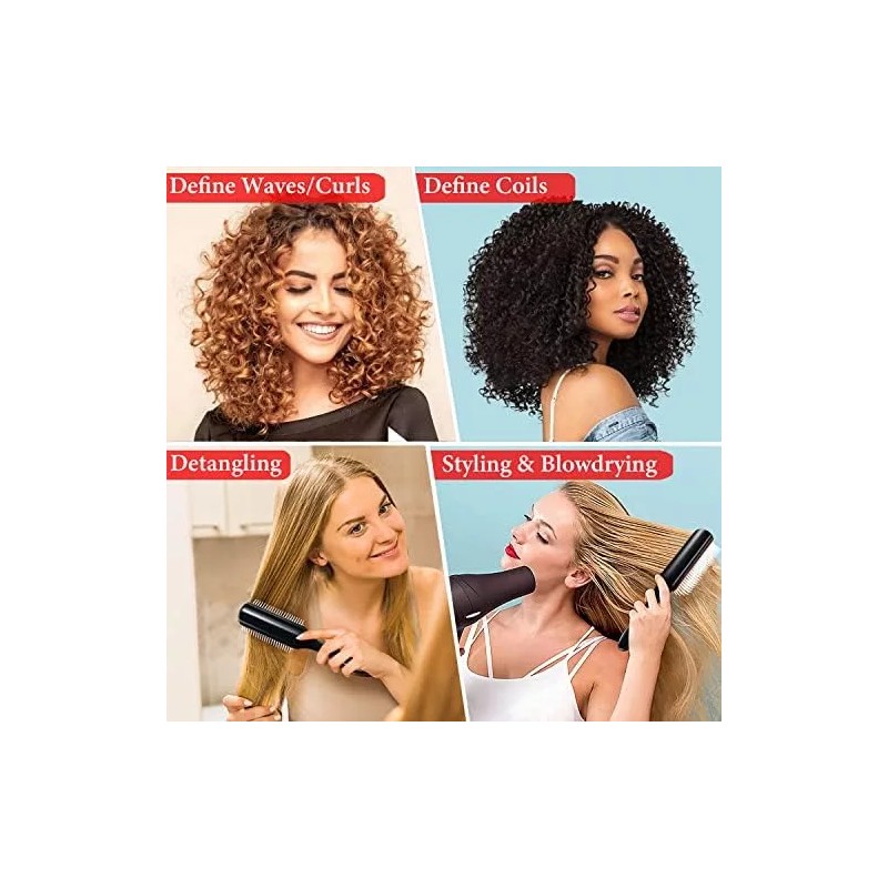 Ktkudy Cepillo Para Cabello Rizado Cepillo Para Peinar 9 Filas