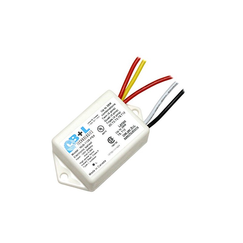 B&L Technologies 61120 - NU6-1128-PSX Compact Fluorescent Ballast