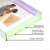 Mutellstory 8x10 Acrylic Picture Frame Neon Floating Photo Frame for