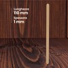 500 Disposable Coffee and Cappuccino Palettes Birch Wood 11cm Individually