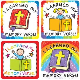 Carson Dellosa Education I Learned My Memory Verse Stickers
