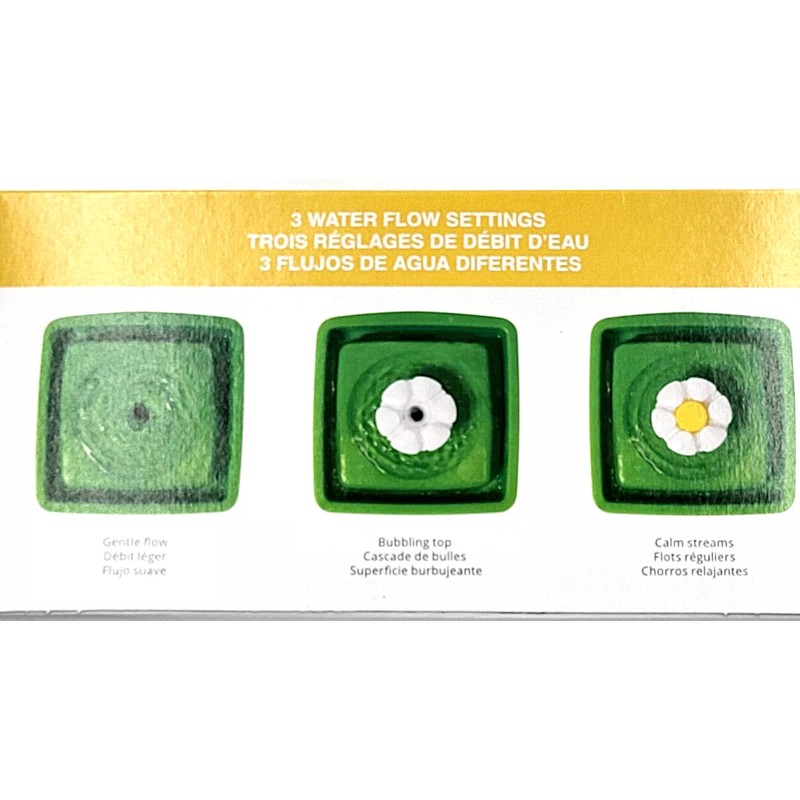 Catit Mini Flower Fountain Automatic Filtering Cat Water Bowl 1.5