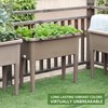 Dexceder 13.2 Gallon Self Watering Raised Garden Bed with Ventilation