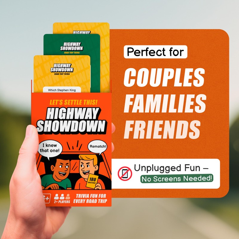 WELL BALANCED Highway Showdown – Fun & Competitive Trivia Car