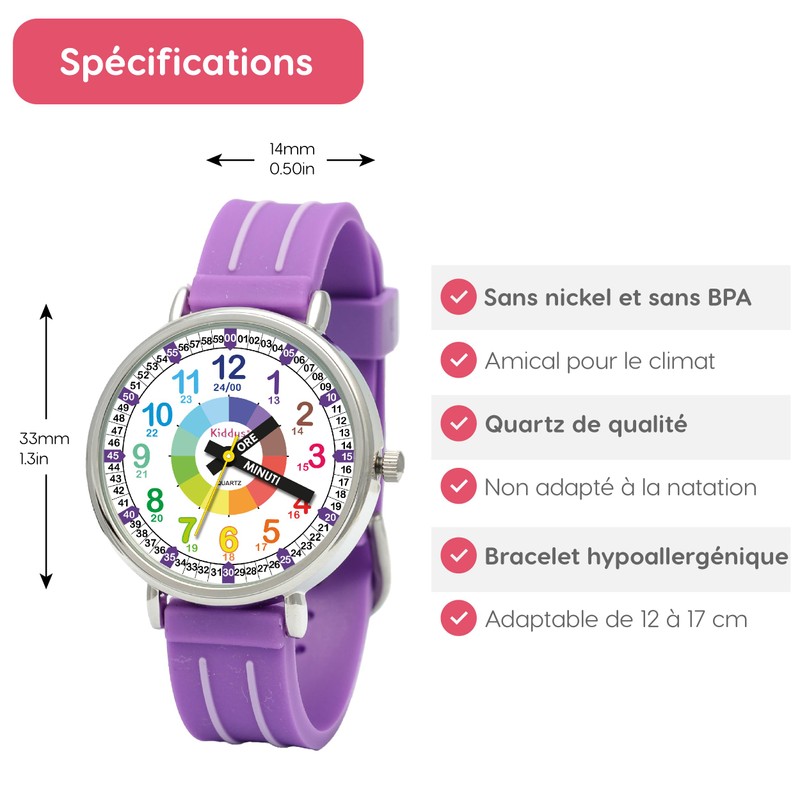 Kiddus Learning Watch for Children Boys and Girls Analogue Watch