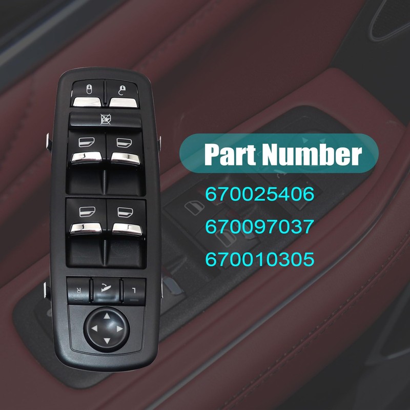 FZJDSD Master Power Window Switch Compatible with Maserati Ghibli Diesel