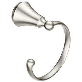 Moen CSI YB5286BN Wynford Bathroom Hand Towel Ring, 5.43 x 3.90 x 5.43 inches, Brushed Nickel