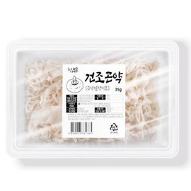 천혜식품 건조곤약 말랭이포 35g X 4팩 총 140g 국수 Cheonhye Food Dried Konjac Snack 35g X 4 Packs Total 140g Noodle