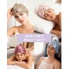 22 Momme 100% Mulberry Silk Bonnet for Sleeping Women, Coffee