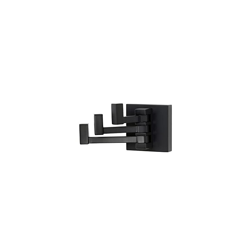 Alno Contemporary II A8485-MB Swivel Robe Hook Matte Black