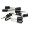 Install Bay Black 16 Ga Ferrules - Package of 100
